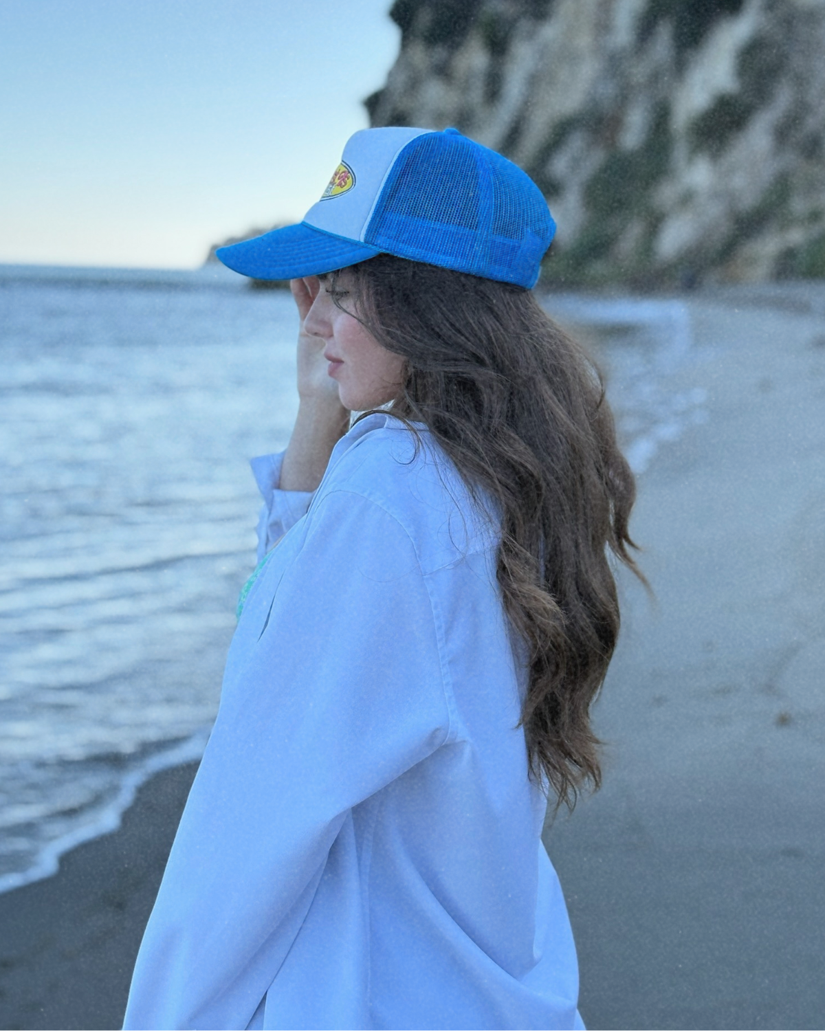 Beach Core "Modest Is Hottest" Trucker Hat