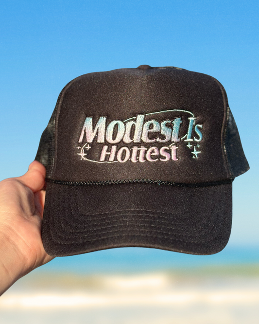 Gradient Core "Modest Is Hottest" Trucker Hat